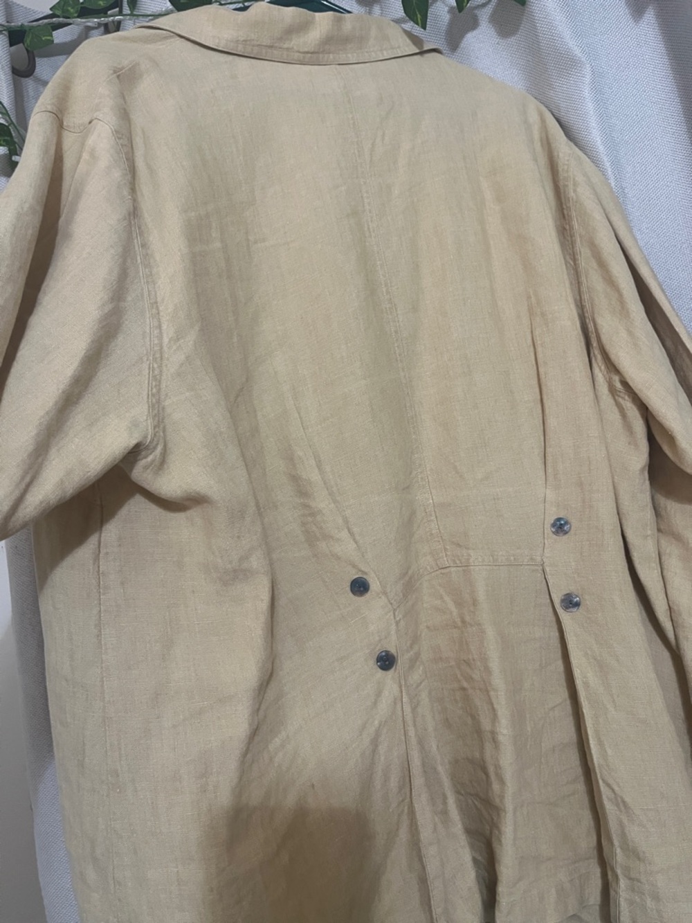 J. Jill  Beige Linen Blazer - Picture 5 of 5
